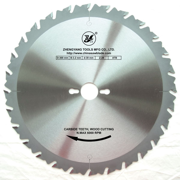 TCT circular saw blade for wood 300x32x24T  Z8 