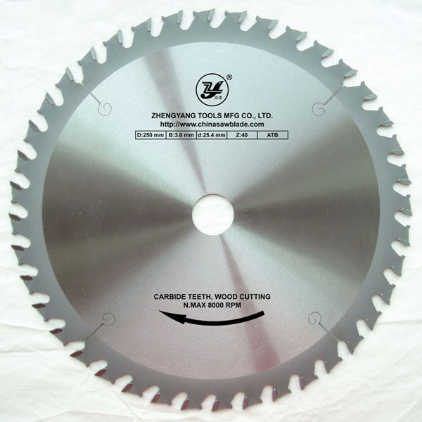 TCT Circular Saw Blades with chip limiting device for professional 